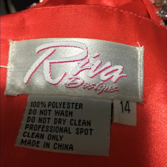 Multicoloured evening dress - Picture 5 of 6